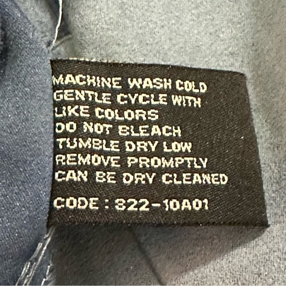 Vintage-Women’s XL WEATHERPROOF Garment Co Wedgwood Blue Faux Suede Pullover - Picture 7 of 9